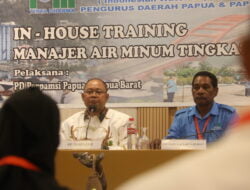 Untuk Pertama Kalinya Training Manager Air Minum Tingkat Muda Dilakukan di Papua 