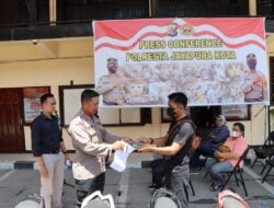 Kapolresta Jayapura Kembalikan 10 Unit SPM Hasil Curanmor Kepada Pemiliknya