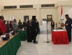 DPRD Kota Jayapura Gelar Paripurna Istimewa, PAW Anggota Perindo