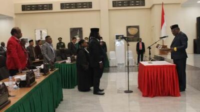 DPRD Kota Jayapura Gelar Paripurna Istimewa, PAW Anggota Perindo