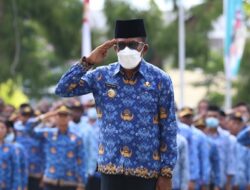 Peringati HUT Korpri Ke – 51, Pemkot Jayapura Gelar Upacara Bendera
