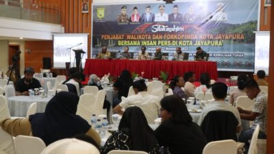Pj Wali Kota Jayapura dan Forkopimda, Gelar Silaturahim Dengan Insan Pers