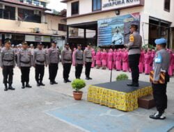 Sebanyak 91 Personil Polresta Kota Jayapura Terima Kenaikan Pangkat Setingkat Lebih Tinggi