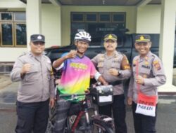 Peturing MTB Asal Tangerang Mampir ke Polres Merauke