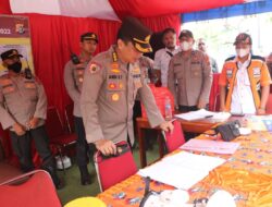 Tim Was Ops Itwasum Polri Tinjau Pos Pengamanan Ops Lilin Cartenz 2022 di Kota Jayapura