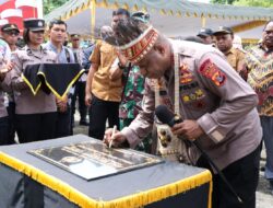 Kapolda Papua Resmikan Gedung Aula Wicaksana Laghawa Polres Nabire
