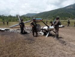OPS Damai Cartenz Olah TKP Pembakaran Pesawat Susi Air