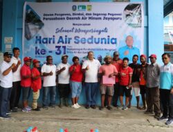 Jelang Hari Air Sedunia, PDAM Jayapura Lakukan Pembersihan Intake Air