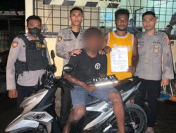 Pos Patmor IV Tahiti Amankan Pelaku Curanmor di Abepura