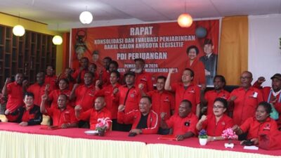 Jelang Pemilu, DPD PDI Perjuangan Provinsi Papua Lakukan Konsolidasi, Evaluasi Penjaringan Bakal Calon Legislatif