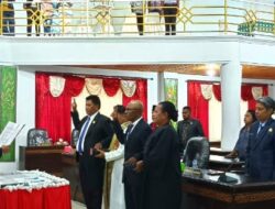 Jastin Simanjuntak Menjabat Sebagai Waket 1 DPRD Kepulauan Yapen