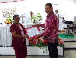 GKI Eben Haezer Yapen Selatan Gelar Ibadah Penutupan Pelatihan Komputer Bengkel Kerja Papua