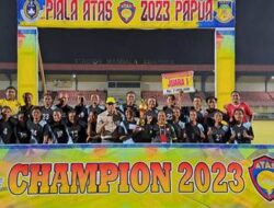 Turnamen Sepak Bola ATAS Berakhir, Tim Sepak Bola Sentani Putri Keluar Sebagai Juara Pertama