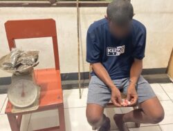 Bawa Ganja di Pasar Perbatasan, Seorang Pemuda Dibekuk Petugas