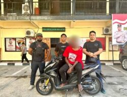 Tim Resmob Numbay Polresta Ciduk Pelaku Curanmor di Taman Imbi