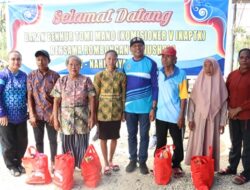 Kunjungan ke Koya Timur, Komisioner V DPN-IKAPTK Benhur Tomi Mano Berbagi Kasih di Mushola An-Nal