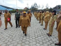 PJ Gubernur Papua Tengah Minta ASN Bekerja Dengan Penuh Kedisiplinan