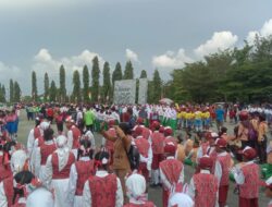 158 Peserta Ikut Lomba Gerak Jalan Sambut HUT RI ke-78, Pj Bupati Jayapura Apresiasi