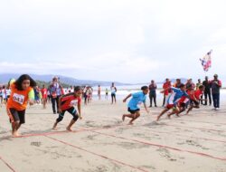 Haornas Ke-40 Pemkot Jayapura Gelar Lari Tradisional 100Mdi Pantai