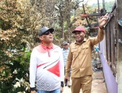 Tenaga Ahli Mensos BTM Tinjau Lokasi Kebakaran APO 45 Gunung