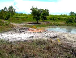 Dianggap Berbahaya, Semburan Gas Kampung Holtekamp di Police Line