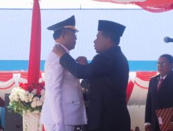 Manogar Sirait Dilantik Sebagai Pj Bupati Mamteng