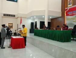 Wanimbo Dilantik Gantikan Padessa, Dalam Paripurna Istimewa DPRD Kota Jayapura