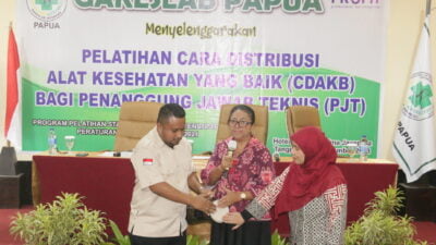 Perdana Gakeslab Papua Gelar Pelatihan CDAKB Bagi PJT Distributor Alkes