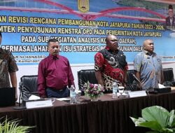 Bappeda Gelar Pemaparan Revisi Rencana Pembangunan Kota Jayapura Tahun 2023 – 2026
