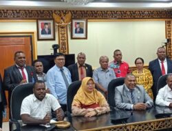 Cari Solusi Pembayaran Sisa Biaya Studi, Pansus Beasiswa DPRP Gelar Pertemuan Dengan BPSDM