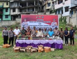 Polresta Musnahkan Ratusan Miras, Obat Terlarang dan Narkotika