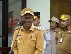 Penjabat Walikota Jayapura Minta OPD, Tuntaskan Pekerjaan Tertunda di 2023