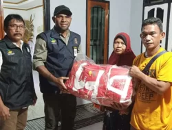 Pengungsi Konflik Karya Bumi, Terima Bantuan Dari Kemensos Regional VI Jayapura