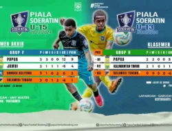 PFA U-13 dan U-15 Lolos Fase Grup Soeratin