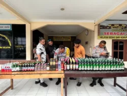 Polsek Jayapura Selatan Amankan Miras Ilegal Di Entrop