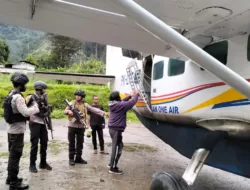 KKB Tembak Pesawat Caravan Asia One di Kabupaten Puncak