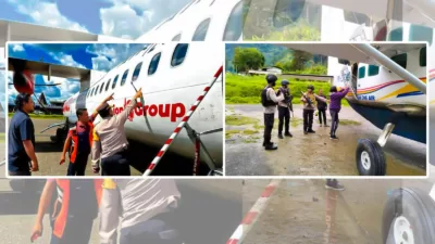 Pasca KKB Tembak 2 Pesawat, Ops Damai Cartenz Tingkat Pengamanan di Bandara  9 Wilayah Kerjanya