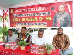 Reses di Kelurahan Vim, Wakil Ketua DPRD Kota Jayapura Joni Betaubun Jaring Aspirasi Warga