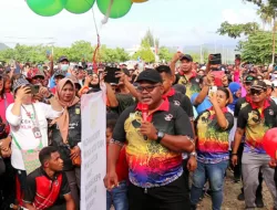 Ribuan Warga Antusias Ikuti Pencanangan HUT Kota Jayapura ke-144