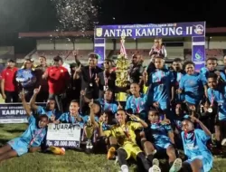 Kampung Nafri Juara Turnamen Sepak Bola Antar Kampung di Port Numbay