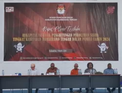 Pleno Rekapitulasi Penghitungan Suara Mamteng Berjalan Aman