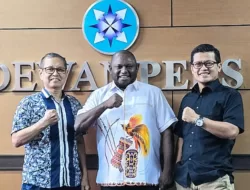 Bahas Indeks Kemerdekaan Pers, Kadis Kominfo Kabupaten Jayapura Silaturahmi ke Dewan Pers