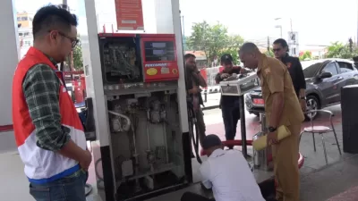 Pertamina Lakukan Pemeriksaan Alat Tera SPBU di Kota Jayapura