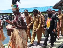 280 Meter Jalan Jerambah Kampung Enggros Diresmikan Penjabat Walikota Jayapura