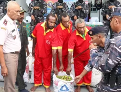 Selundupkan Pinang, 3 Warga PNG Diamankan Satrol Lantamal X Jayapura