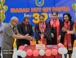 Jemaat Bukit Zaitun Laksanakan Syukur HUT GPI Papua ke- 39 Tahun