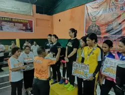 Peringati HUT Bhayangkara ke 78, Polda Papua Gelar Pertandingan Badminton