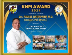 KNPI Award 2024 Bukti Nyata Paulus Waterpauw Berkontribusi Majukan Pemuda