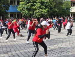 Sukseskan HAN 2024, Pemkot Gelar Senam Bersama Dengan Kepala Sekolah se-Kota Jayapura