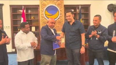 Resmi Terima B1KWK Partai Nasdem, BEFA-NATAN Akan Daftar Cagub Cawagub Papua Pegunungan